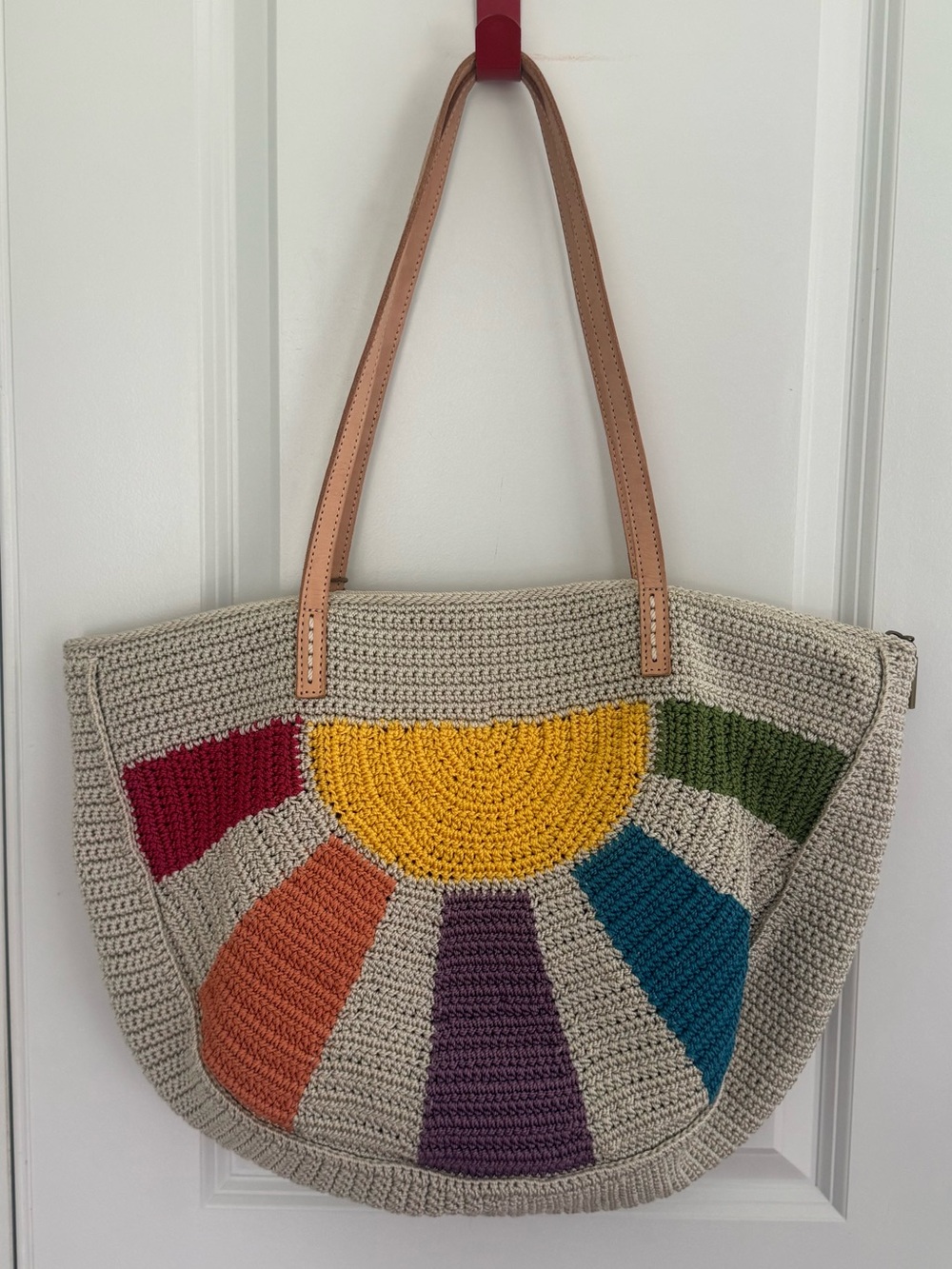 The Sak Faye Large Tote in Multi Sunbeam - Picture 9 of 16